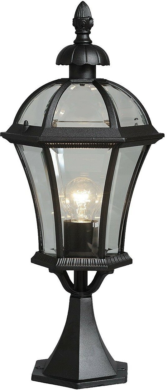 Уличный наземный светильник De Markt Сандра 811040201, E27, 95Вт, кол-во ламп:1шт, Черный