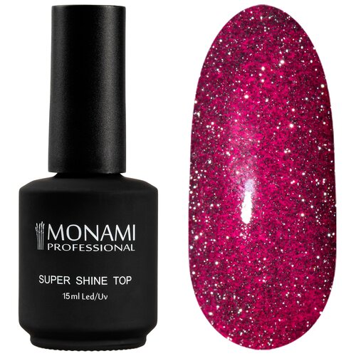 Monami Super Shine Starburst top, S, 15 мл charme pro верхнее покрытие super shine прозрачный 10 мл