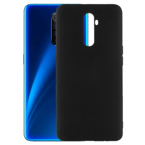 фото Матовый чехол mattecover для realme x2 pro силиконовый черный