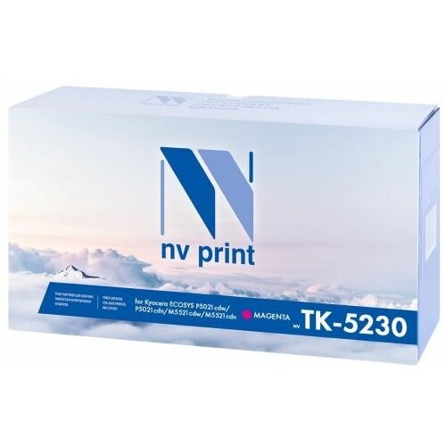 Картридж NVP совместимый NV-TK-5230 Magenta картридж nv print magenta tk 8315m