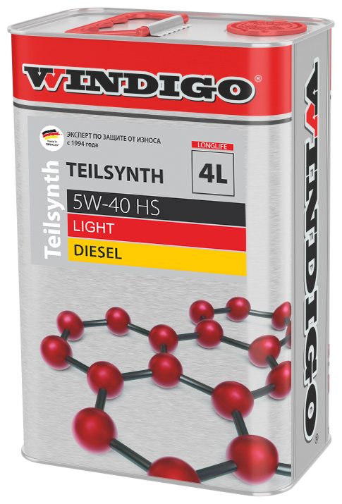 WINDIGO TELESYNTH HS 5W-40 Diesel LIGHT (4 литра)