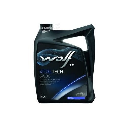 фото Wolf oil 8309908 масло моторное синтетическое vitaltech 5w30 api sl/cf, acea a3/b4 4л