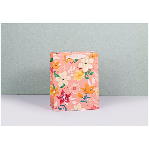 фото Пакет подарочный, цветочная романтика, 42*32*12 см, 1 шт. дон баллон