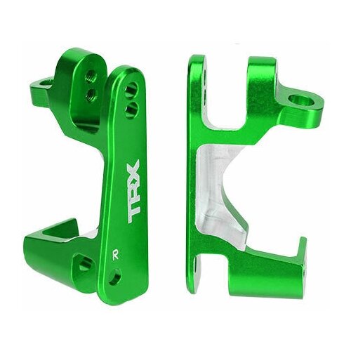 Запчасти для Traxxas TRAXXAS запчасти Caster blocks (c-hubs), 6061-T6 aluminum (green-anodized), left & right 