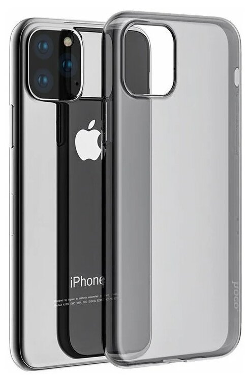 Чехол HOCO TPU Light Series для iPhone 11 Pro Max, темно-прозрачный, 0,8 мм