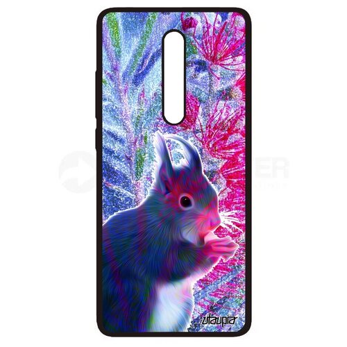 фото Качественный чехол на телефон // xiaomi mi 9t pro // "белка" пушистая летяга, utaupia, фуксия