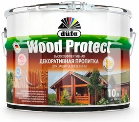 Пропитка DUFA Wood Protect для защиты древесины с воском Бесцветная 2,5 л