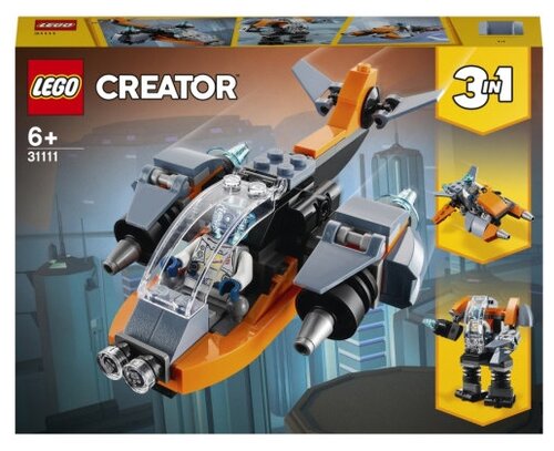 Конструктор LEGO Creator 31111 Кибердрон, 113 дет.