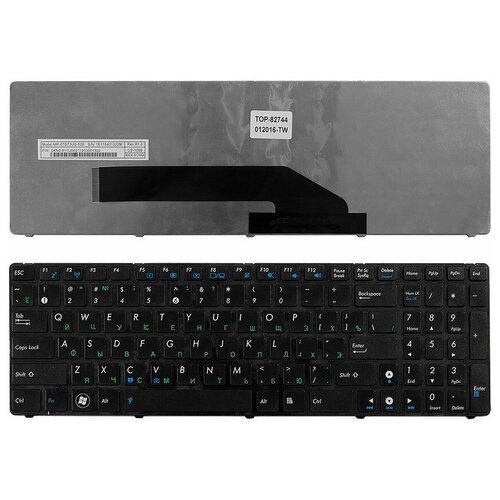 Клавиатура для ноутбука Asus K50 K51 K60 K61 K70 F52 P50 X5 pn 04GNV91KRU00-1 04GNV91KRU00-2 04GNVK5KRU01-2 120000₽
