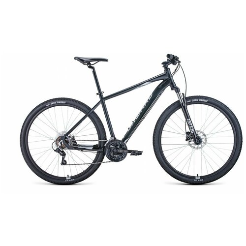 фото Велосипед forward apache 29 3.2 disc-17"-21г. (серый-синий)