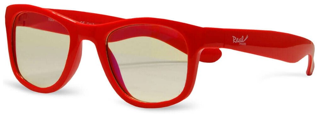 Real Shades (США) Компьютерные очки для взрослых и подростков Surf Screen Shades Maroon Red
