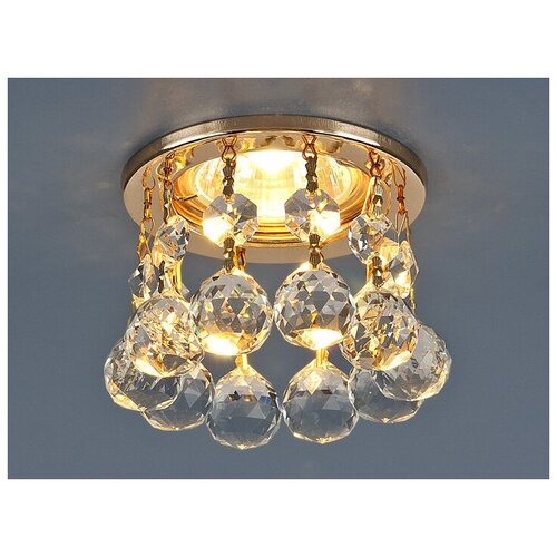 Встраиваемый светильник Elektrostandard 2051 MR16 CH/CL хром/прозрачный