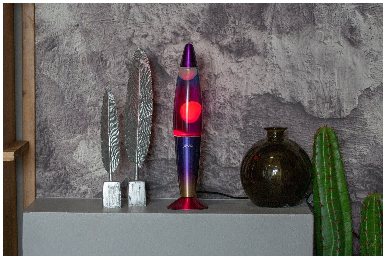 Лава лампа Amperia Rocket Rainbow (35 см) - фотография № 3