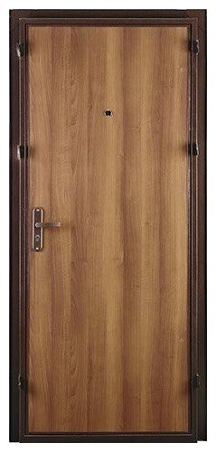 Металлическая дверь Спец PRO (итальянский орех) 2060х960 левая - фотография № 3