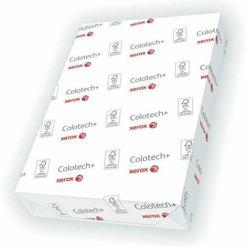 Бумага XEROX COLOTECH+, SRA3, 350 г/м2, 125 л, для полноцветной лазерной печати, А+, , 170% (CIE), 86255, 003R98625