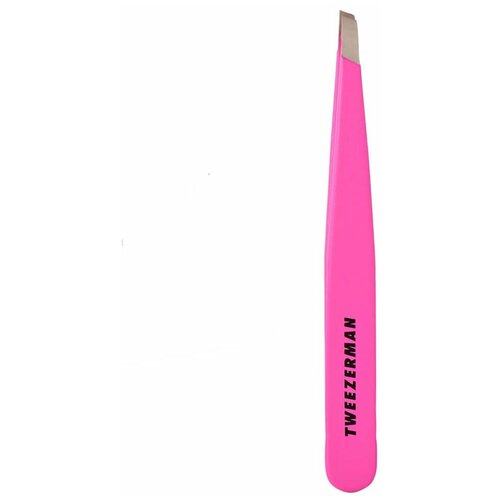 Пинцет мини для бровей Tweezerman - Mini Slant Tweezer - Neon Pink