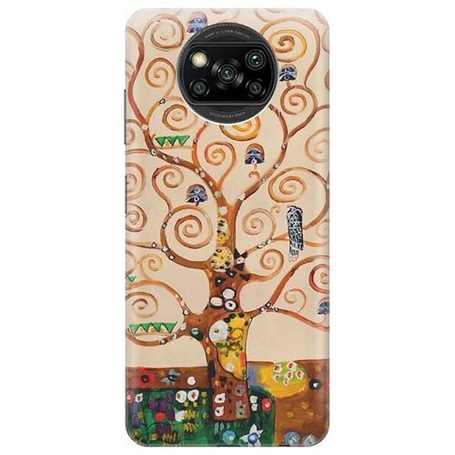 фото Ультратонкий силиконовый чехол-накладка для xiaomi poco x3 с принтом "климт" gosso