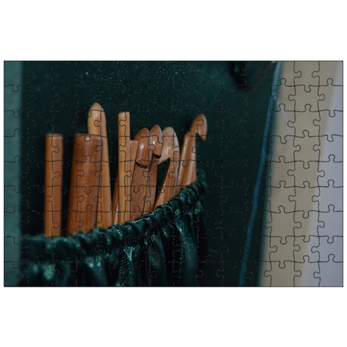 фото Магнитный пазл 27x18см."крючки, рукоделие, хобби" на холодильник lotsprints