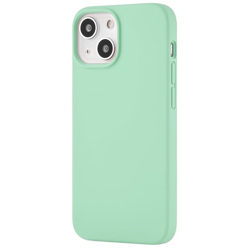фото Чехол ubear touch case (liquid silicone) для iphone 13 mini, зеленый