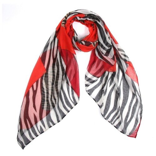 фото Шарф жен. 100% полиэстер 90x180 fabretti mes223713-4