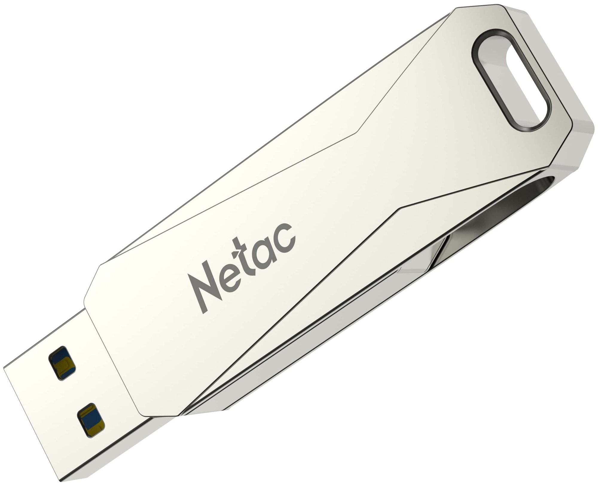 64Gb Netac U381 metal USB 3.0 + micro USB (nt03u381b-064g-30pn) Nt03u381b-064g-30pn