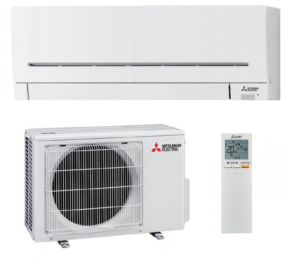 Сплит-система Mitsubishi Electric MSZ-AP25VGK / MUZ-AP25VG, белый - фотография № 1