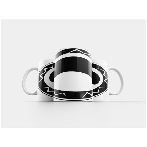 фото Кружка "тарелка, блюдо, черное и белое" 320 мл lotsprints