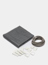 Комплект для ремонта москитной сетки,WinDoorPro,1 упаковка,Цвет: Серый и белый
