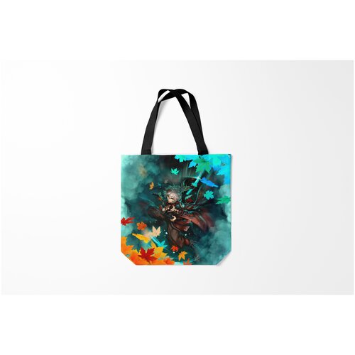 фото Сумка-шоппер / 40х40 см / геймерам / genshin impact казуха kazuha z burnettie