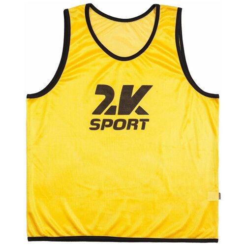 Манишка 2K Sport, размер junior, желтый