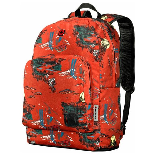 фото Рюкзак wenger 16', кирпичный с рисунком "альпы",24 л (610194)