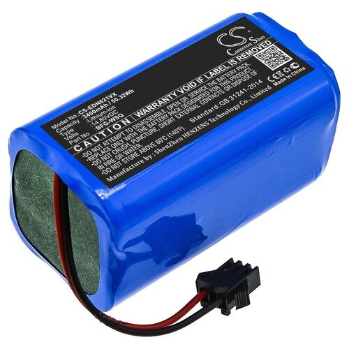 Аккумулятор для пылесоса Eufy RoboVac 11, RoboVac 11S, UR18650ZY-4S1P-AAM, CS-EDN621VX 14.8 3400mAh код mb086032 запчасти для робота пылесоса eufy robovac 11s max 15c max 30c max сменные детали основная и боковая щетки hepa фильтр аксессуары