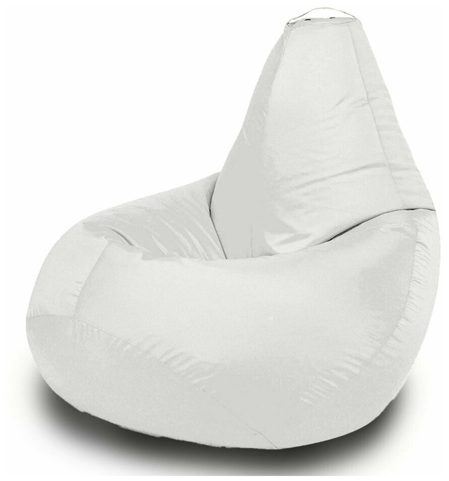 MyPuff кресло-мешок Груша, размер ХXL-Миди, оксфорд, белый