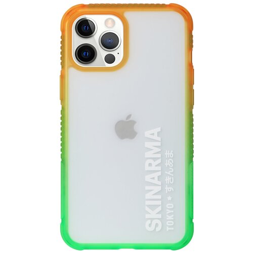 фото Чехол для apple iphone 12 skinarma hade green/orange / чехол бампер на iphone / накладка на iphone / защитный чехол на айфон / защитный чехол / защитный бампер для iphone / накладка для айфона / противоударный бампер для телефона / чехол на телефон / противоударный чехол для iphone / бампер айфон / чехол на айфон / защитный чехол / защитный бампер для iphone / накладка для айфона / противоударный бампер для телефона / чехол на телефон