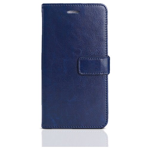 фото Чехол-книжка mypads для samsung galaxy a70 / a70s sm-a705f (2019) из качественной импортной кожи с подставкой застежкой и визитницей синий