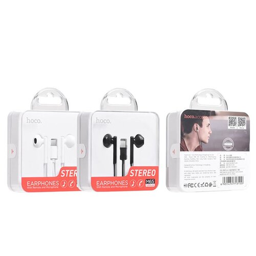 Наушники Hoco M65 проводные вкладыши микрофон Type-C 12 м черные 58000₽