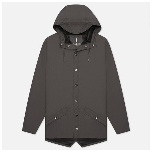 фото Мужская куртка дождевик rains jacket серый , размер s-m