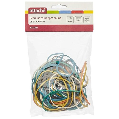 фото Резинка универсальная attache (d=60мм) 90шт.