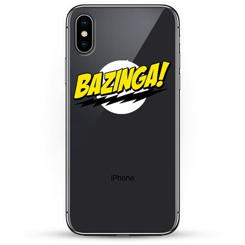 фото Силиконовый чехол шелдон на apple iphone x andy & paul