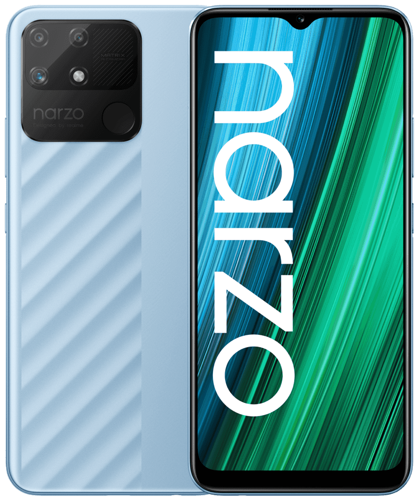Смартфон realme Narzo 50A 4/128 ГБ RU, синий