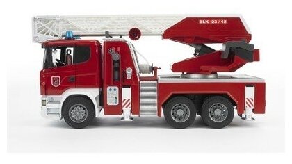 Пожарная машинка Scania с аксессуарами Bruder - фото №2