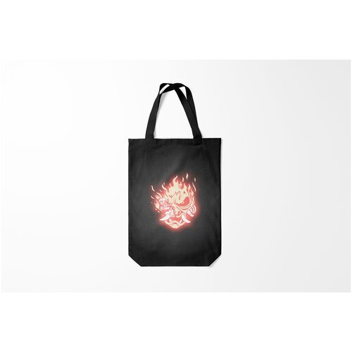 фото Сумка-шоппер / 31х42 см / геймерам / cyberpunk 2077 samurai burnettie