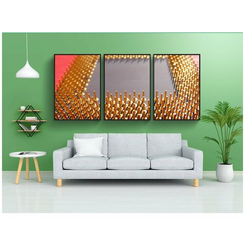 фото Набор модулных постеров для интерьера "amd, компьютеры, цпу" 60x90 см. в тубусе, без рамки lotsprints