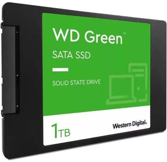 Накопитель SSD Western Digital 2.5" 1000Гб SATA (WDS100T3G0A)