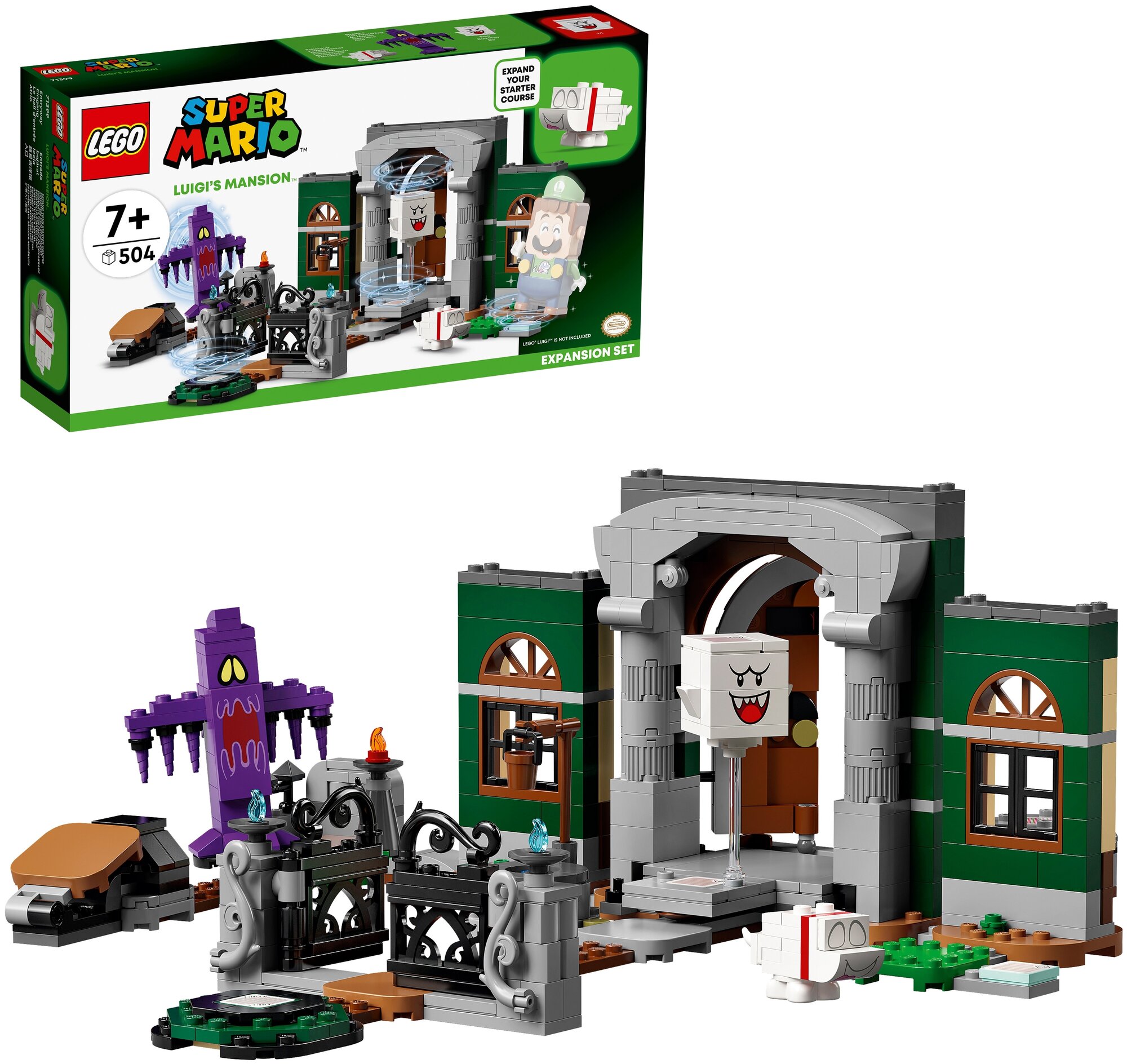 Конструктор LEGO Super Mario 71399 Дополнительный набор Luigis Mansion Вестибюль - фото №3