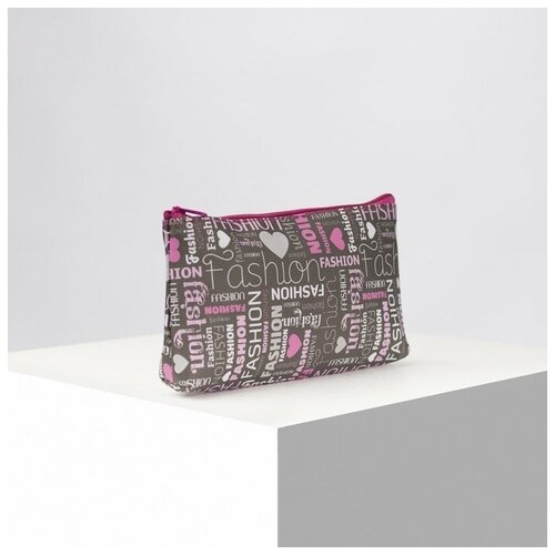 фото Косметичка на молнии, цвет чёрный gorodok