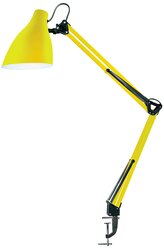 Лампа офисная Camelion KD-335 C07, E27, 40 Вт, цвет арматуры: желтый, цвет плафона/абажура: желтый