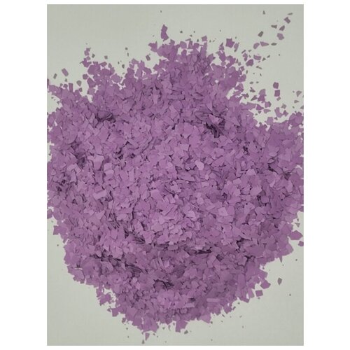 Декоративная добавка для жидких обоев флоки сиреневый, 100гр