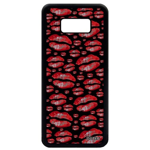 фото Противоударный чехол на телефон // galaxy s8 plus // "губы" глянец дизайн, utaupia, красный