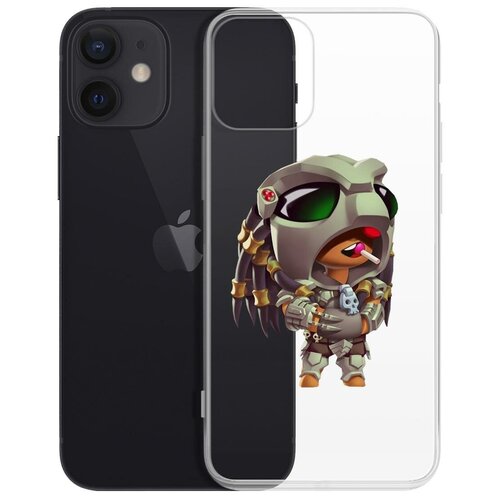 фото Чехол-накладка clear case brawl stars-леон хищник для iphone 12 mini krutoff group